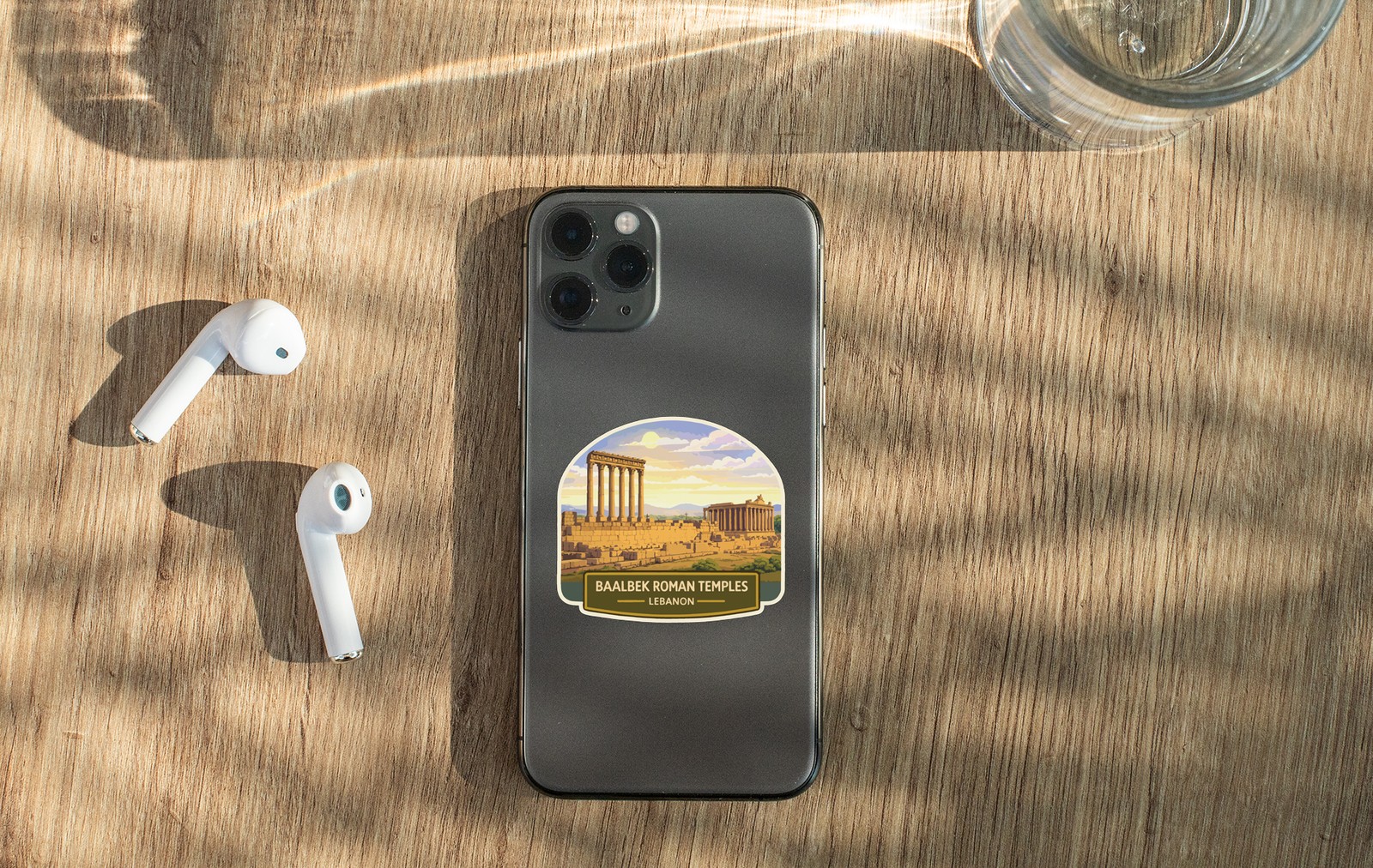 Baalbek Roman Temples Lebanon Sticker Decal Vinyl Die-Cut World Heritage Sites