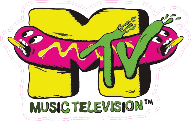 MTV Logo Vinyl Sticker – Waterproof, UV-Resistant, Scratch-Resistant, Multiple S