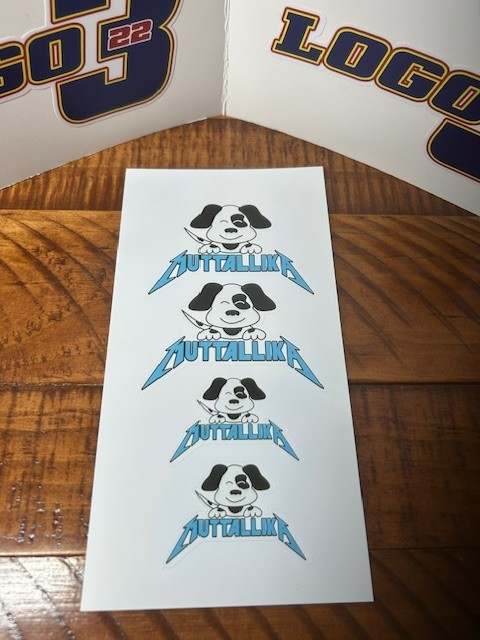 Muttallica Stickers inspired by Metallica