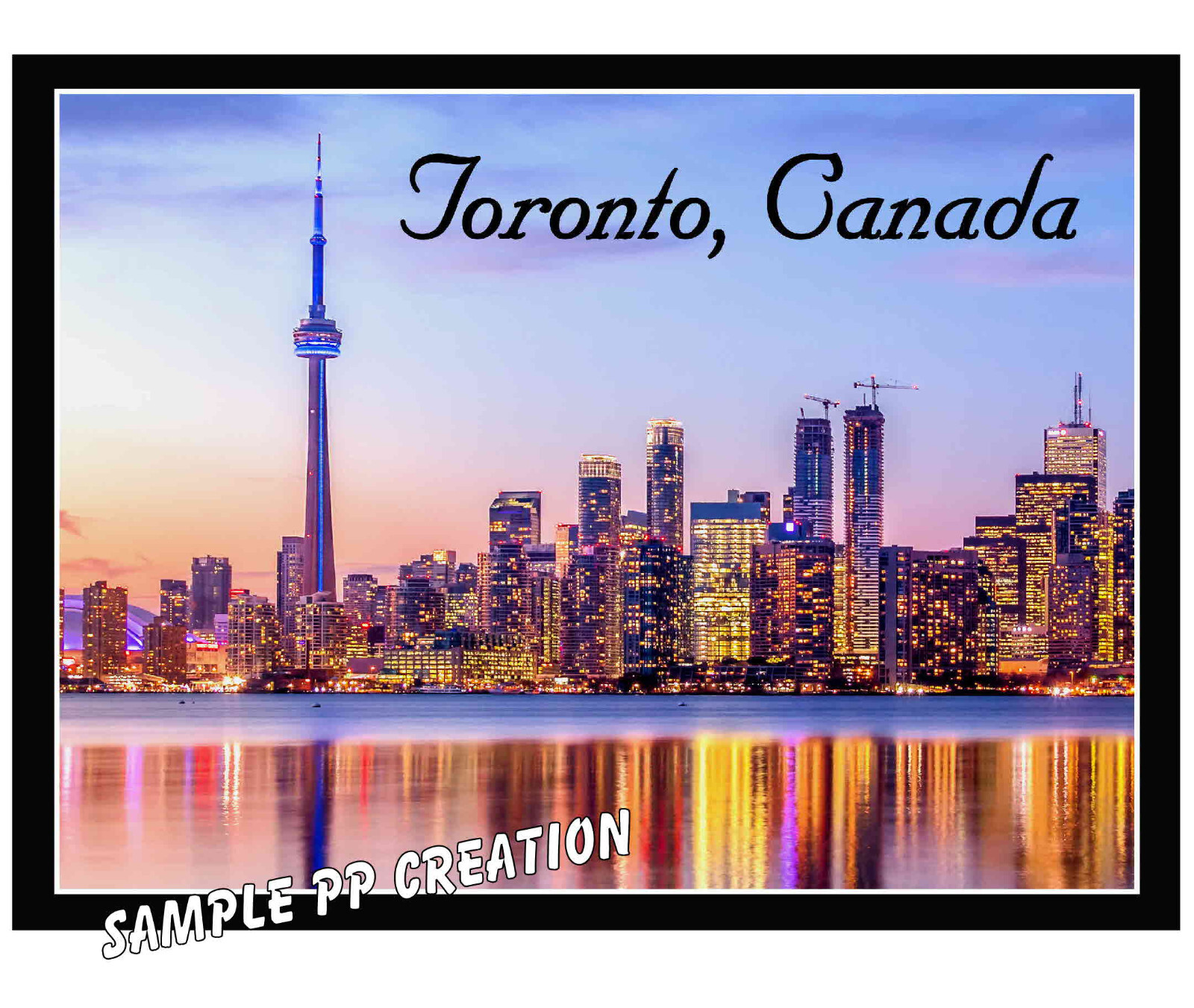 TORONTO, CANADA PHOTO FRIDGE MAGNET 4 X 3 inches TRAVEL