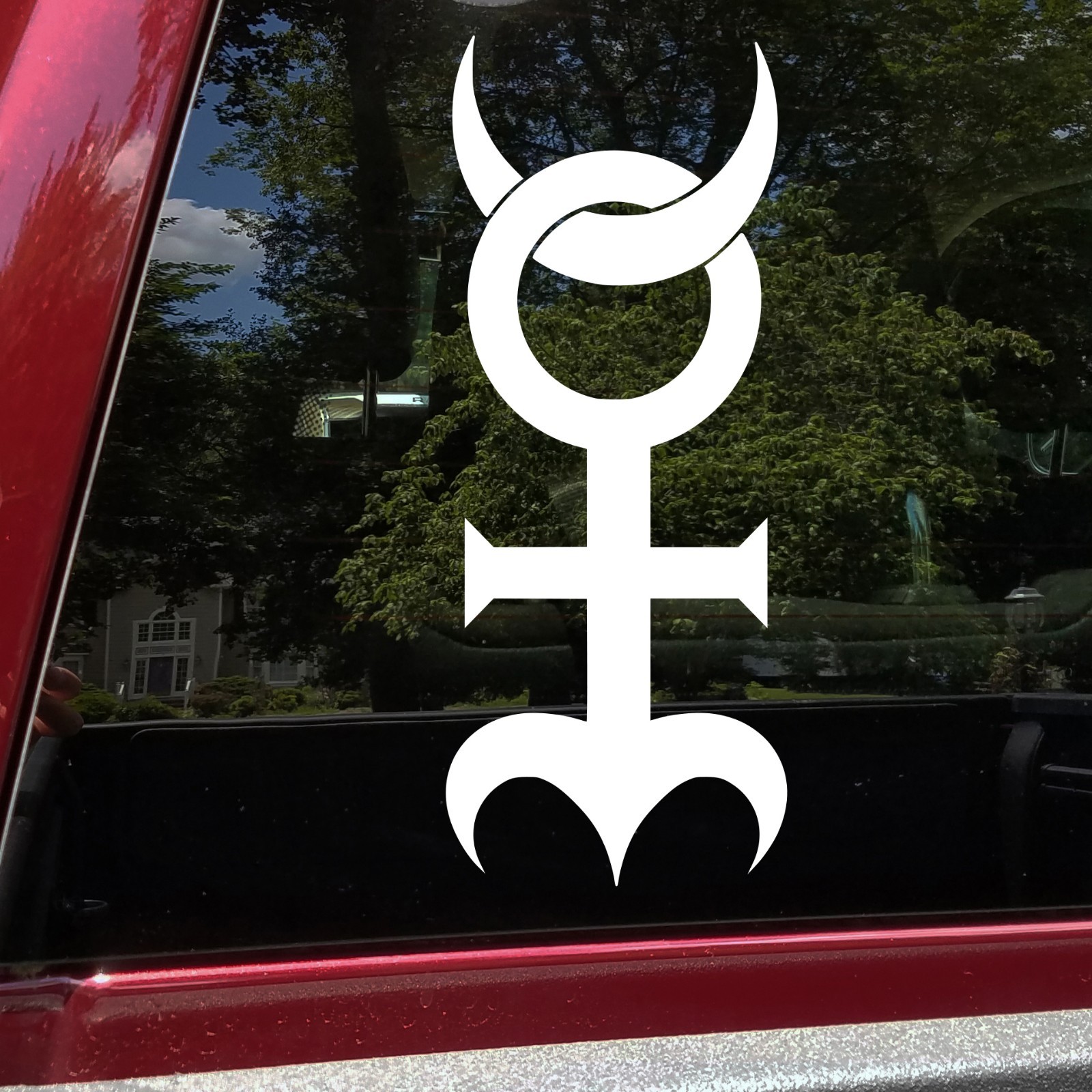 Monad Hieroglyphica Vinyl Decal Occult Alchemical Hermetic Esoteric Symbol