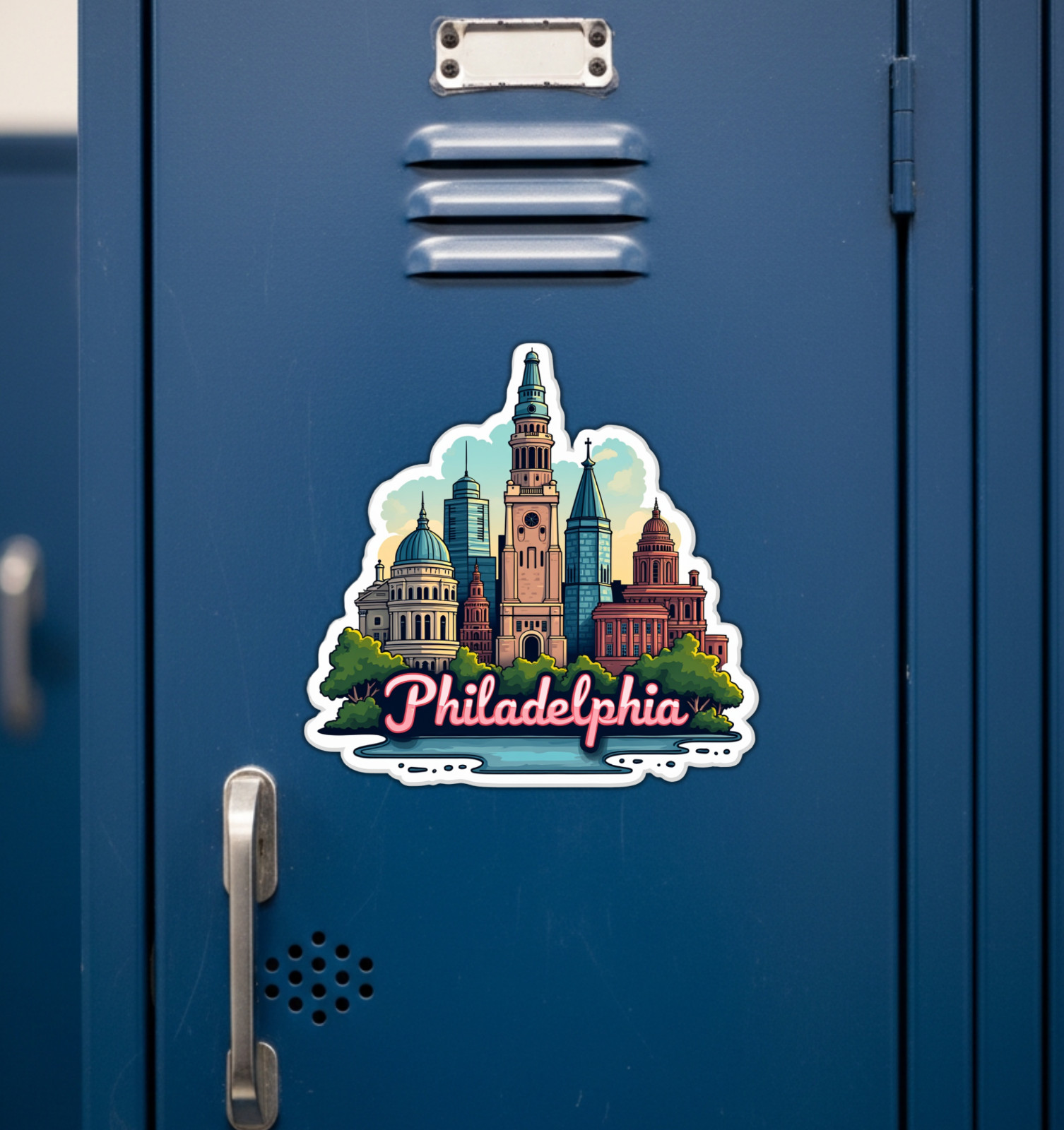 Philadelphia Philly Pennsylvania Fridge Magnet or Laptop Sticker