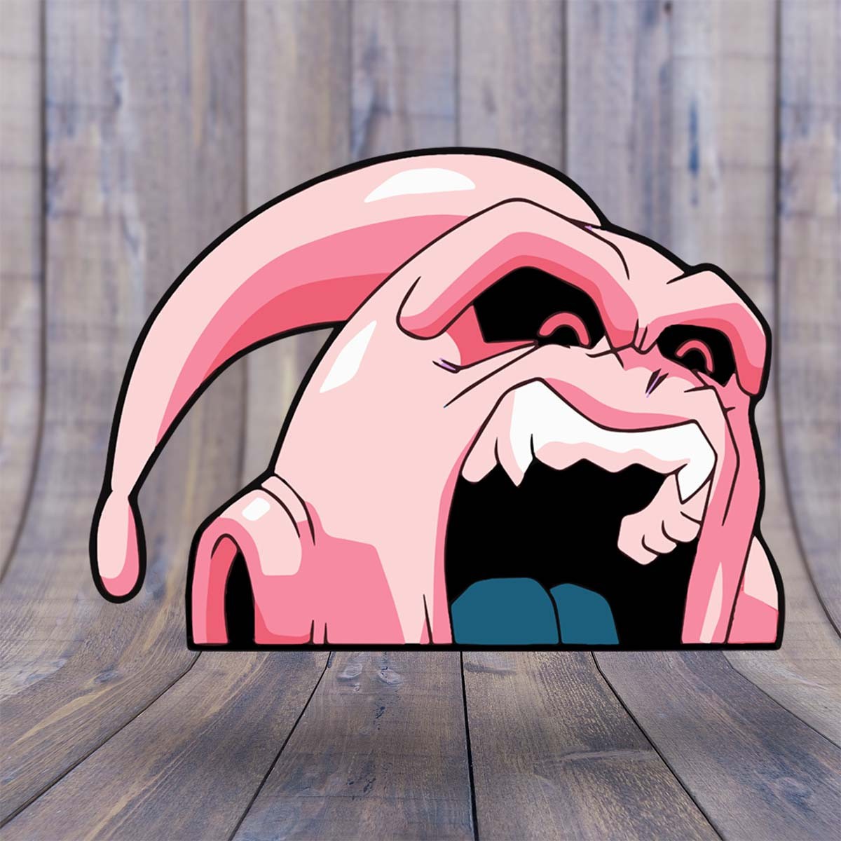 Majin Buu Peeker Sticker Dragon Ball Car Decal Anime Vinyl 3–7" Wide Made in USA