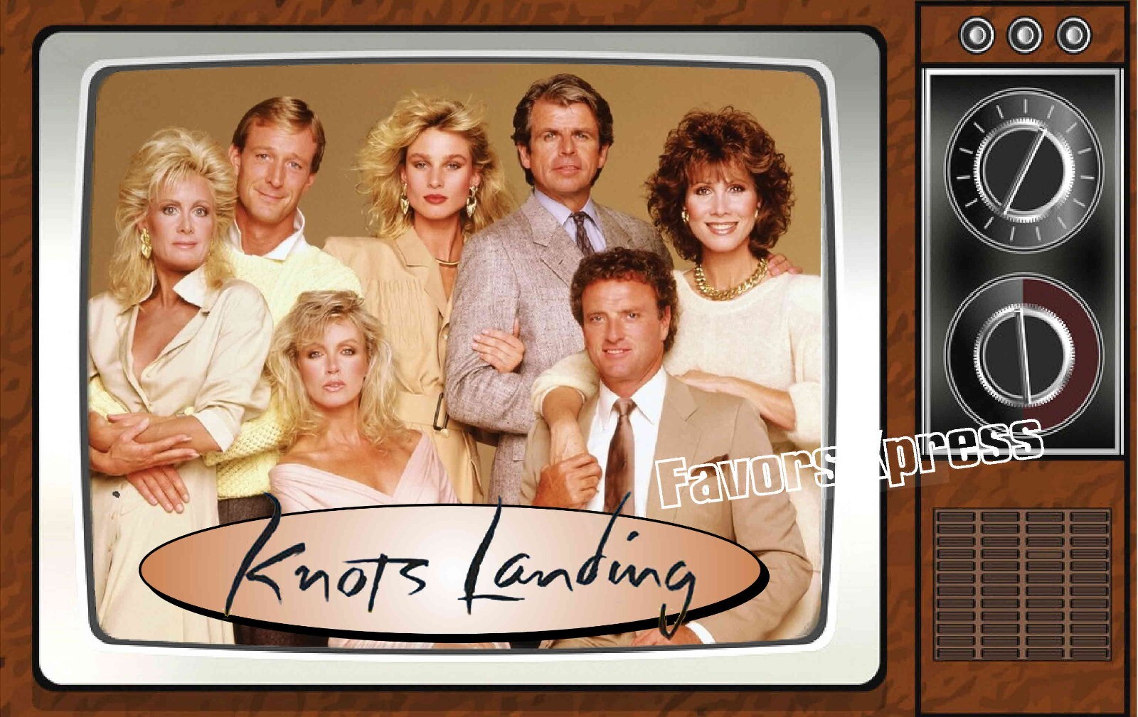Knots Landing Classic TV Show PHOTO MAGNET 4 X 2.5 INCHES