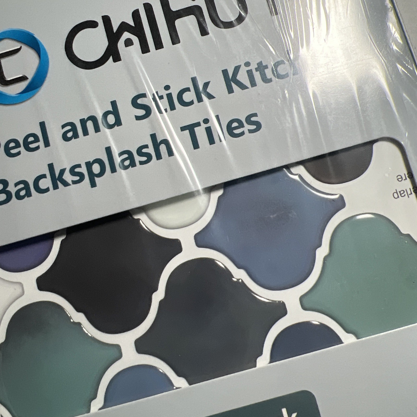 12"x12" Peel and Stick Backsplash for Kitchen 16 Sheets Arabesque Self Adhe…