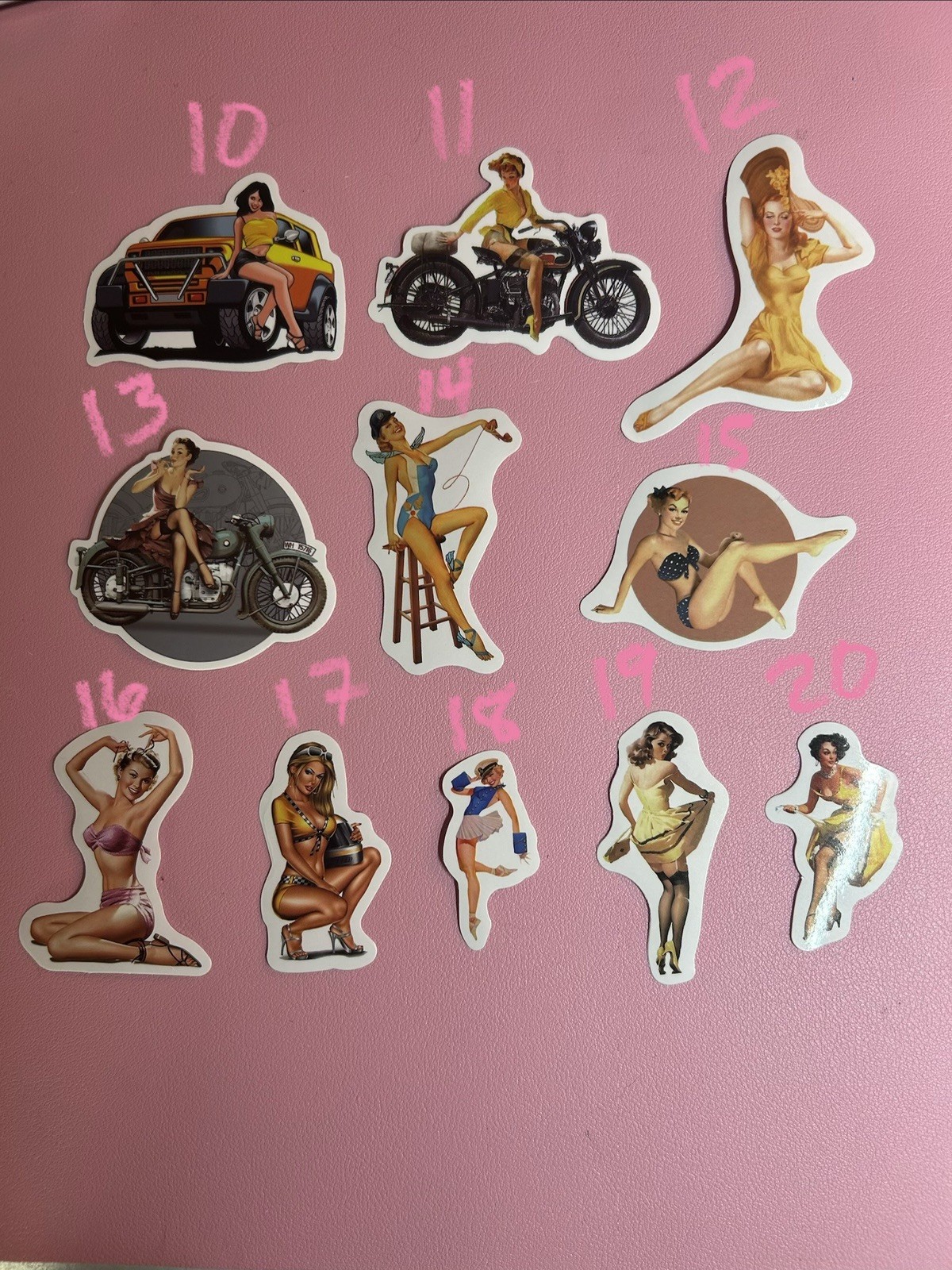 Pinup Girls And More Stickers