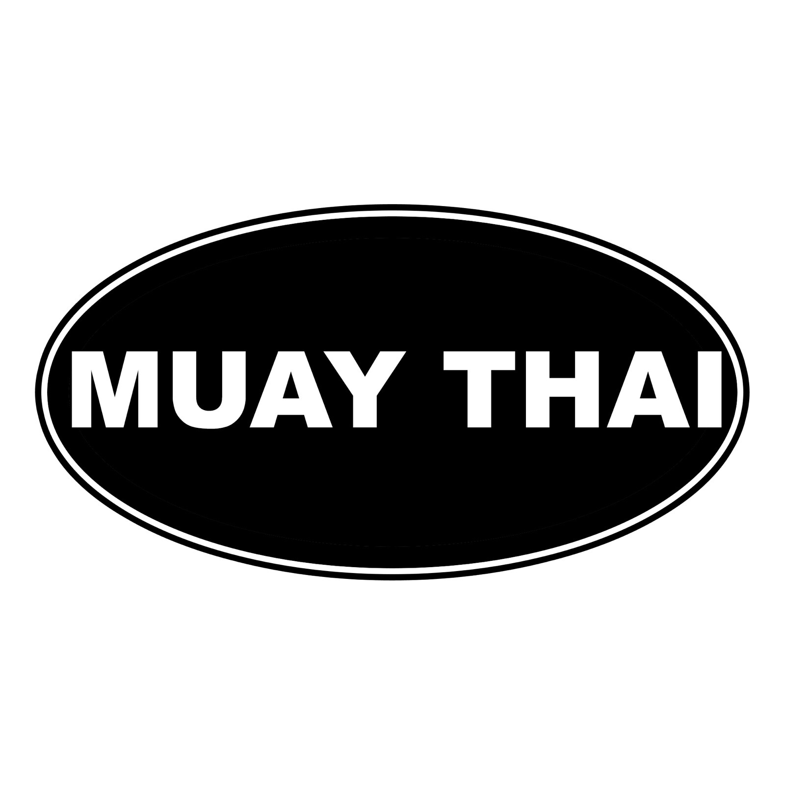 Muay Thai Sticker Thailand Boxing Combat Sport Car Bumper Window Vinyl Decal