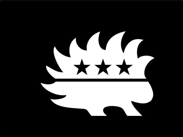 LIBERTARIAN PARTY PORCUPINE Vinyl Decal Car Window Sticker CHOOSE SIZE COLOR