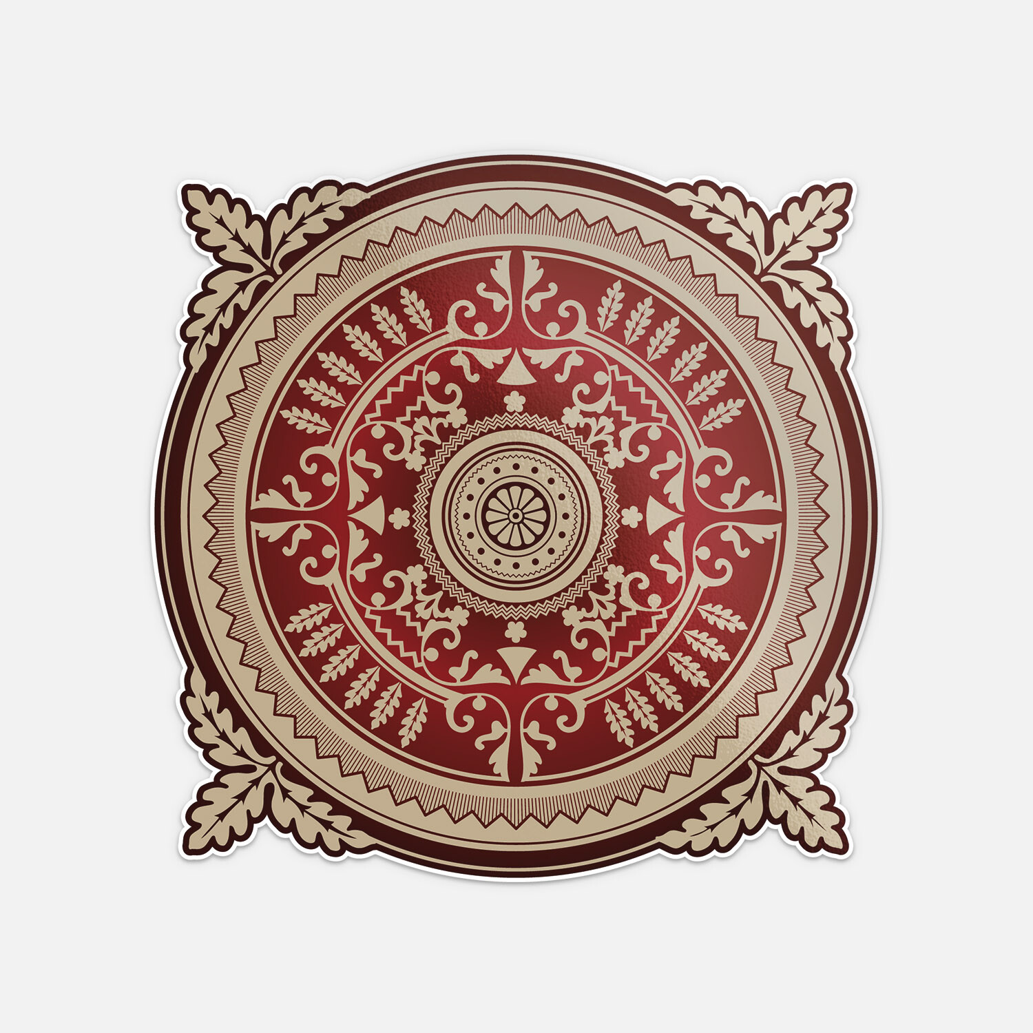 Artistic Arabesque Vinyl Sticker Decal