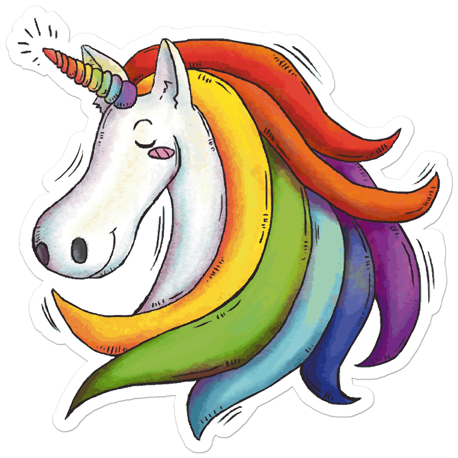 Unicorn Rainbow LGBTQIA+ – Vinyl Decal Sticker – Car Window Laptop – ebn7781