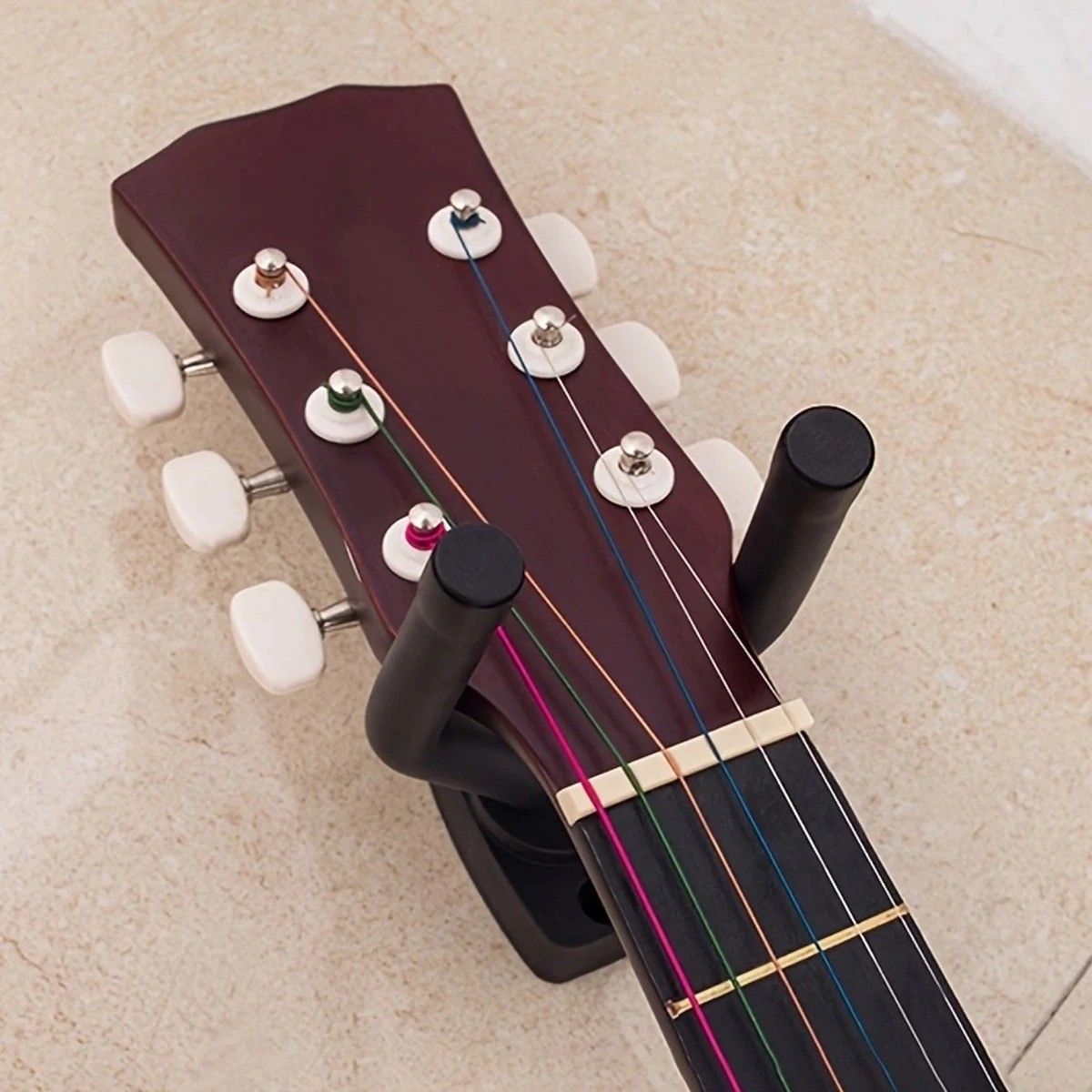 Guitar Holder Wall Mount Hanger Hook for All Types of Guitar with Screw for Home
