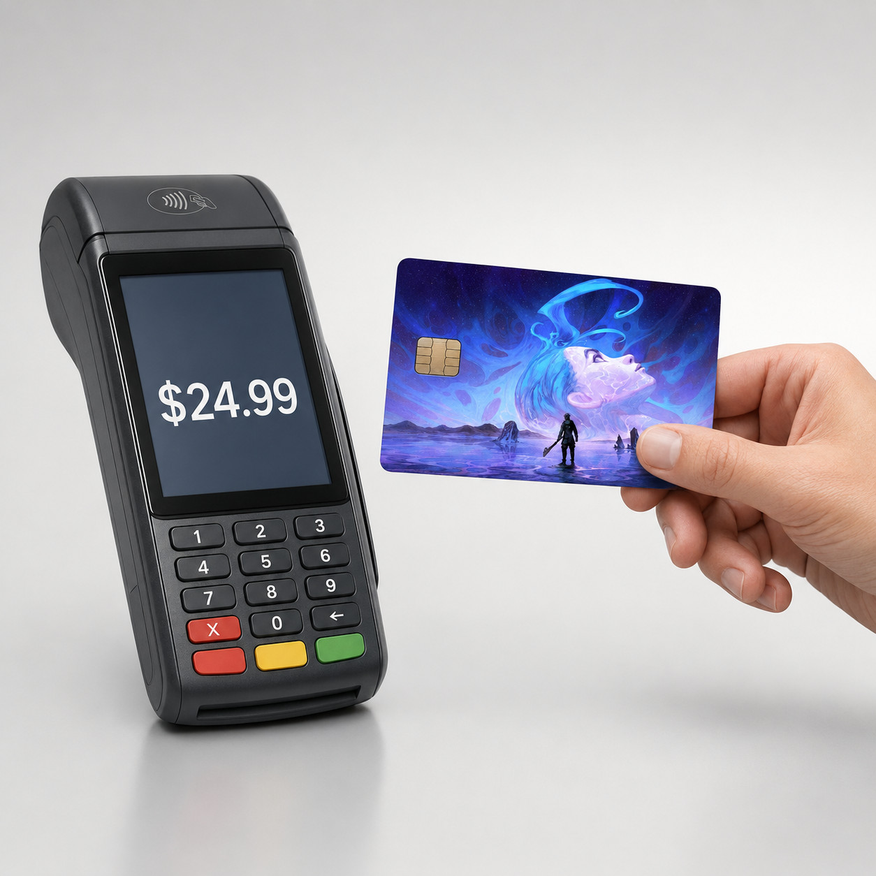 Jinx & Ekko's Stardust Memory League of Legends Debit Card Credit Card Skin