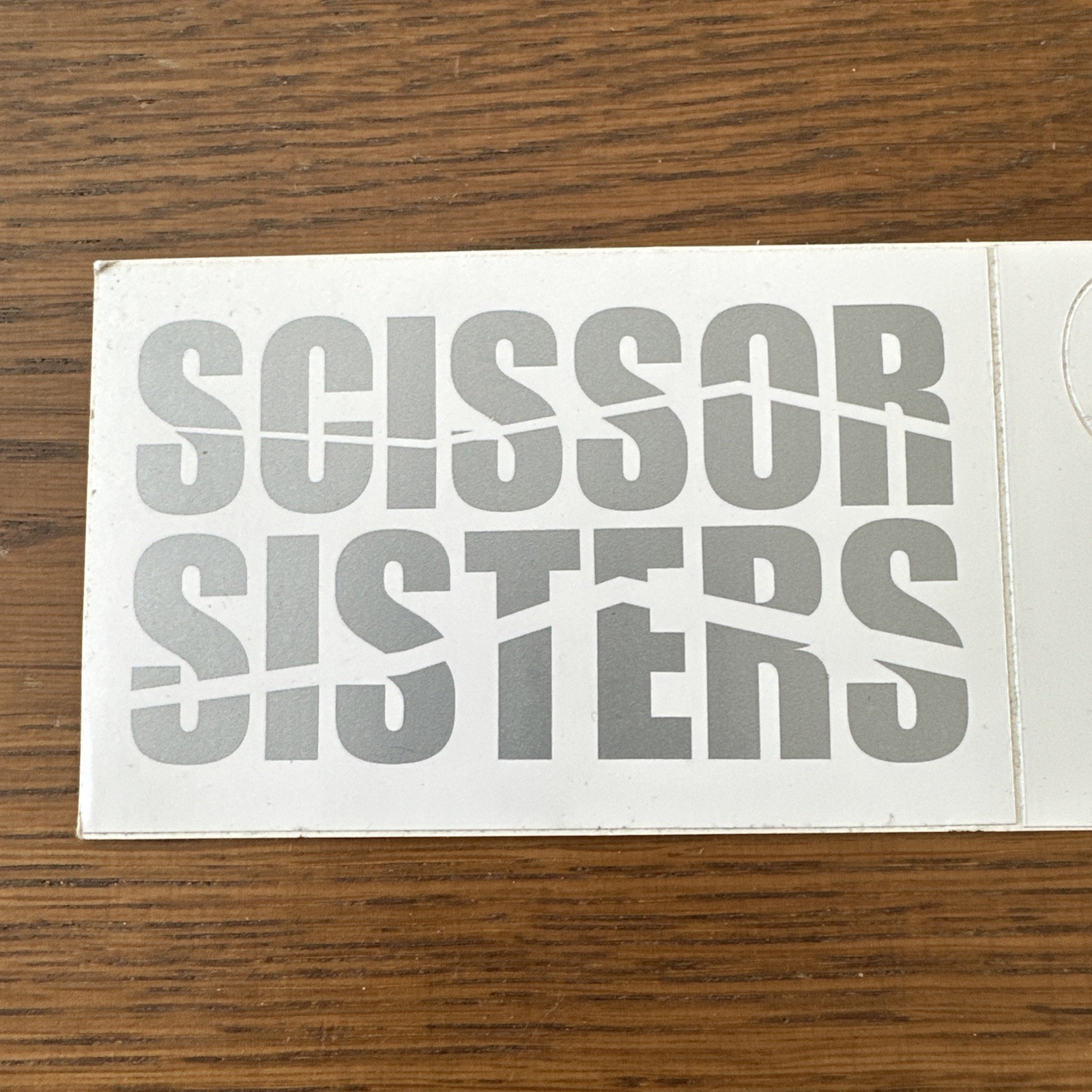 Band Promo SCISSSOR SISTERS 2004 Vinyl Sticker Set Jake Shears Music Collectible
