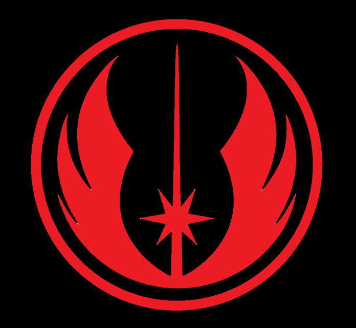 JEDI ORDER INSIGNIA, STAR WARS, Decal Stickers for Cars, Laptops, Tablets