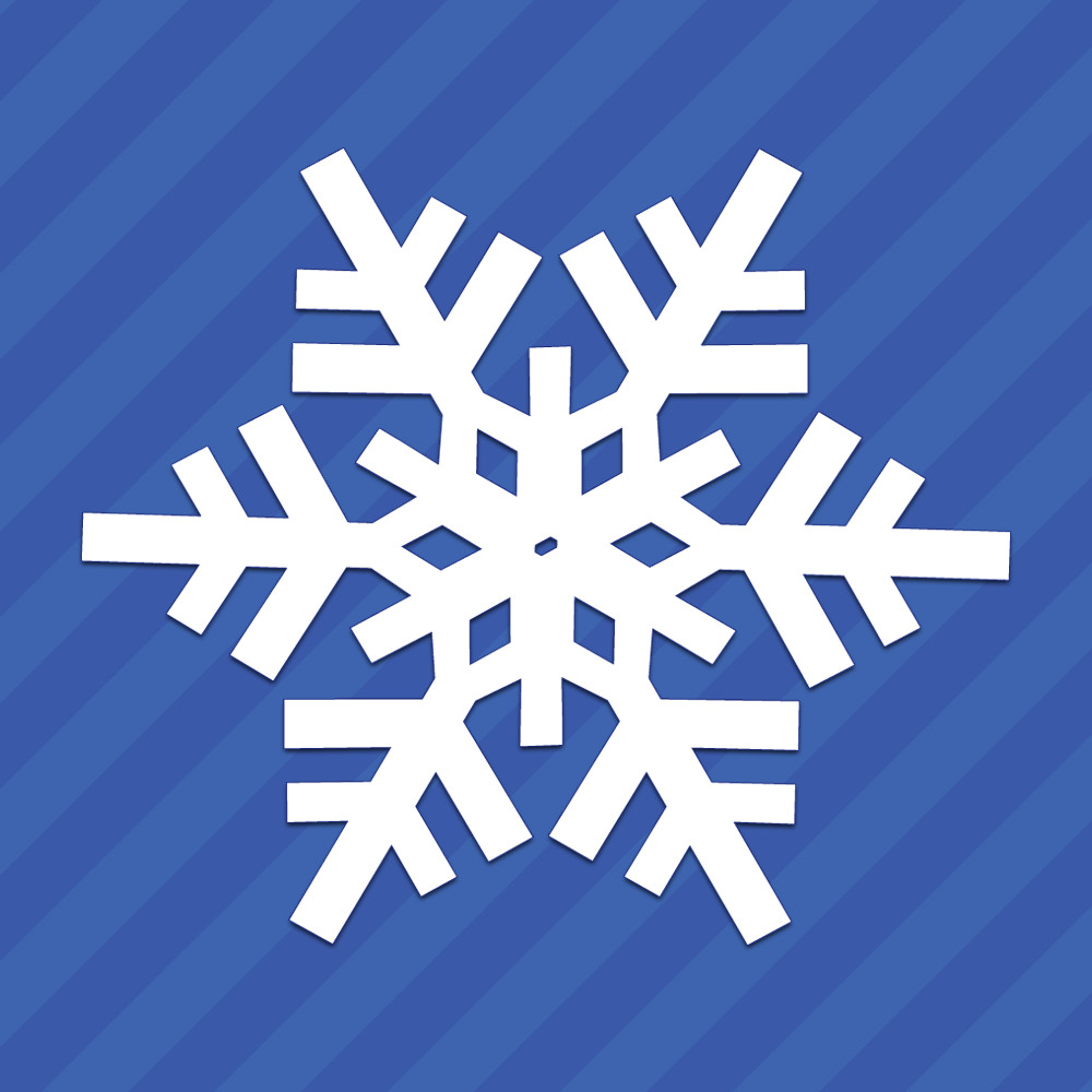 Snowflake Vinyl Decal Sticker