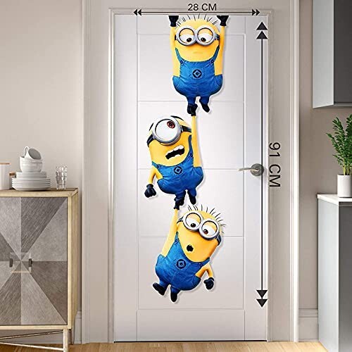 Minions Wall Sticker for Living Room/Bedroom/Office and All Decorative Stickers