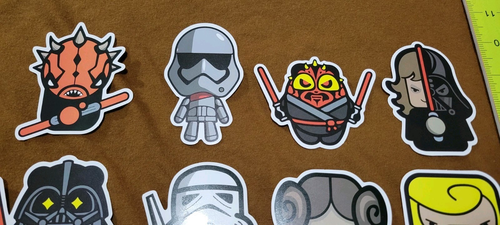 Star Wars LEGO Stickers Set Of 12 Individual As Seen