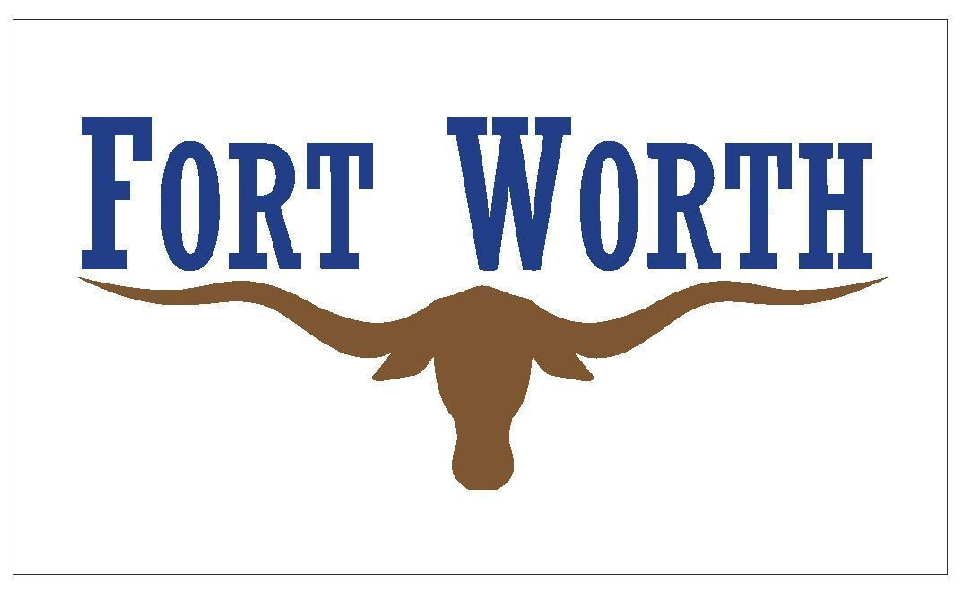 Fort Worth Texas State Flag Sticker Decal F171