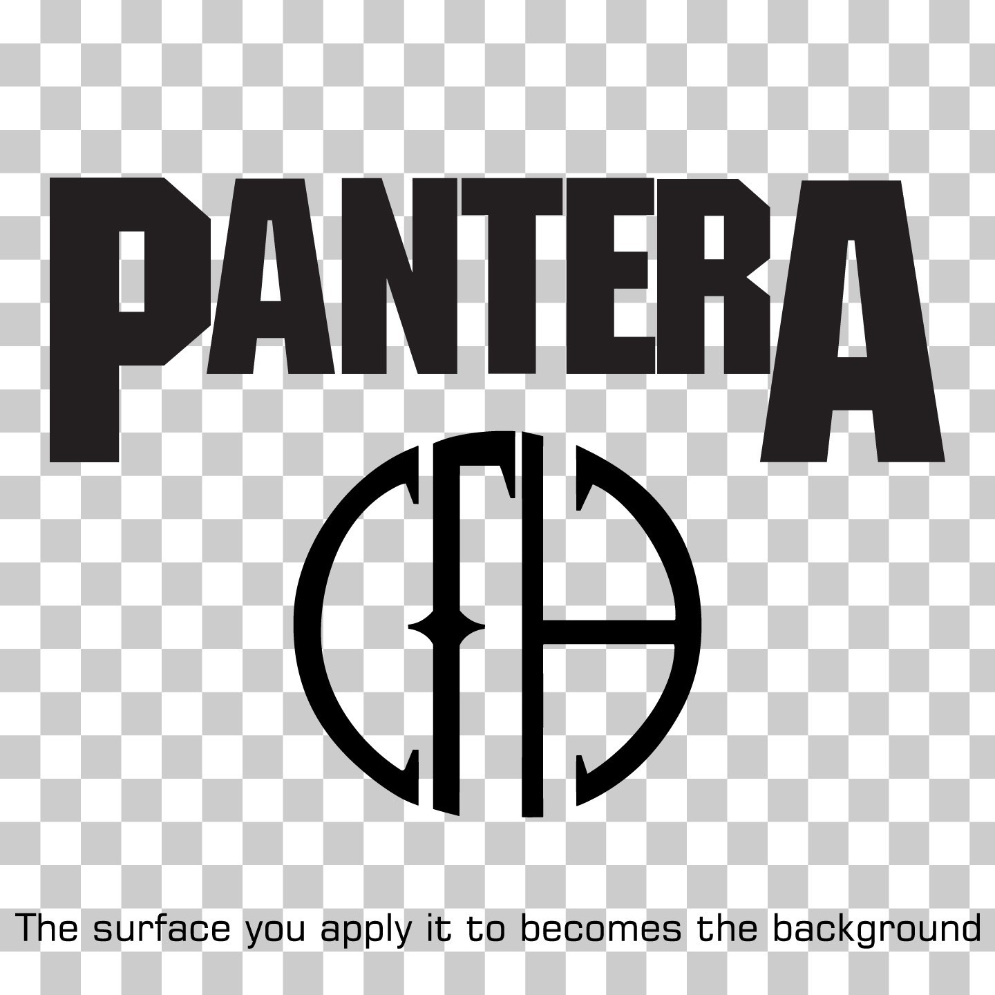 PANTERA CFH 8 INCH VINYL DECAL / STICKER