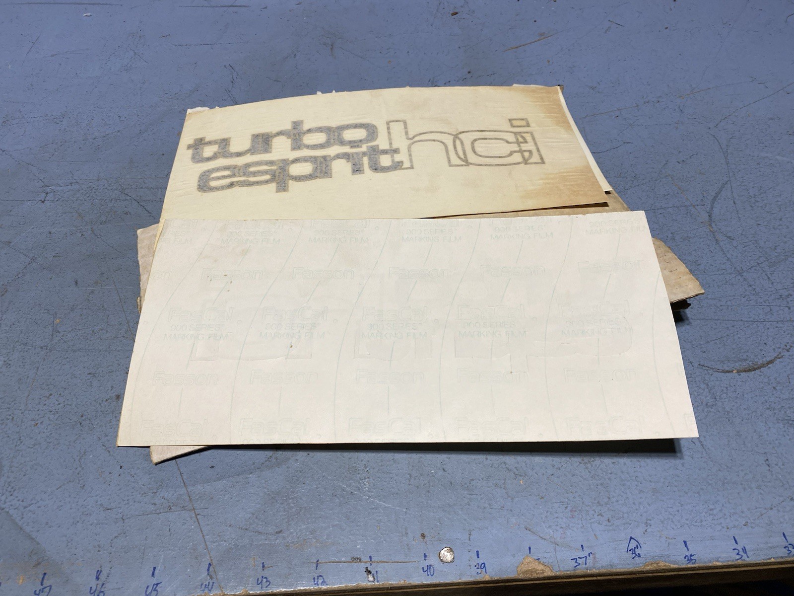 Lotus Esprit Turbo Decals
