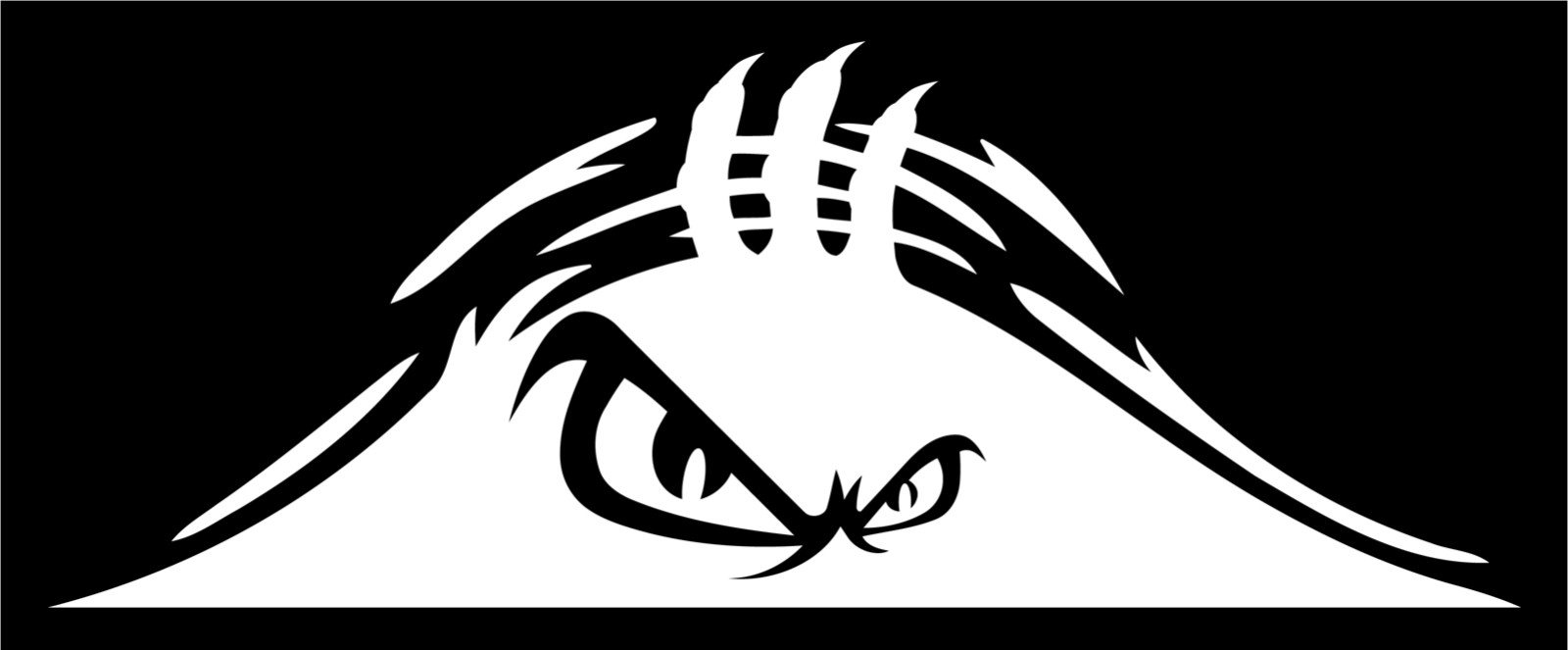 Peeking Angry Eyes Vinyl Decal Made in USA Assorted colors & sizes Auto 6+yrs
