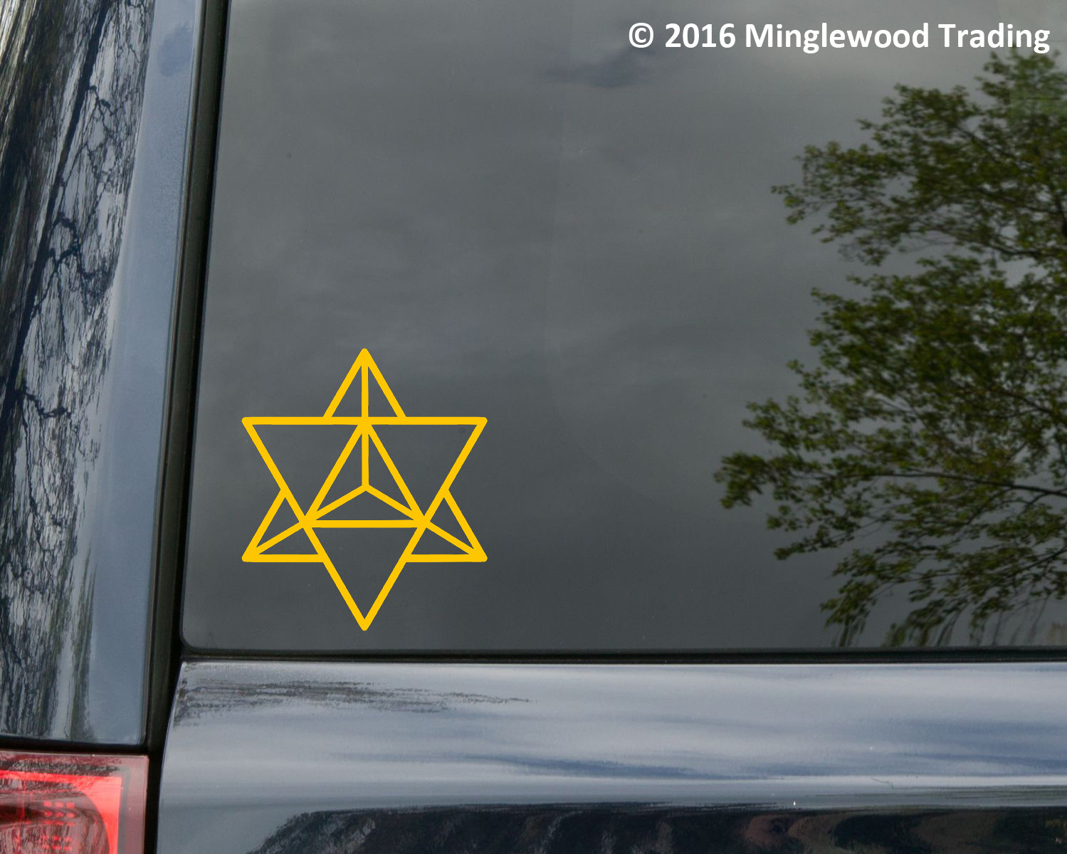 MERKABA STAR TETRAHEDRON Vinyl Decal Sticker – Sacred Geometry