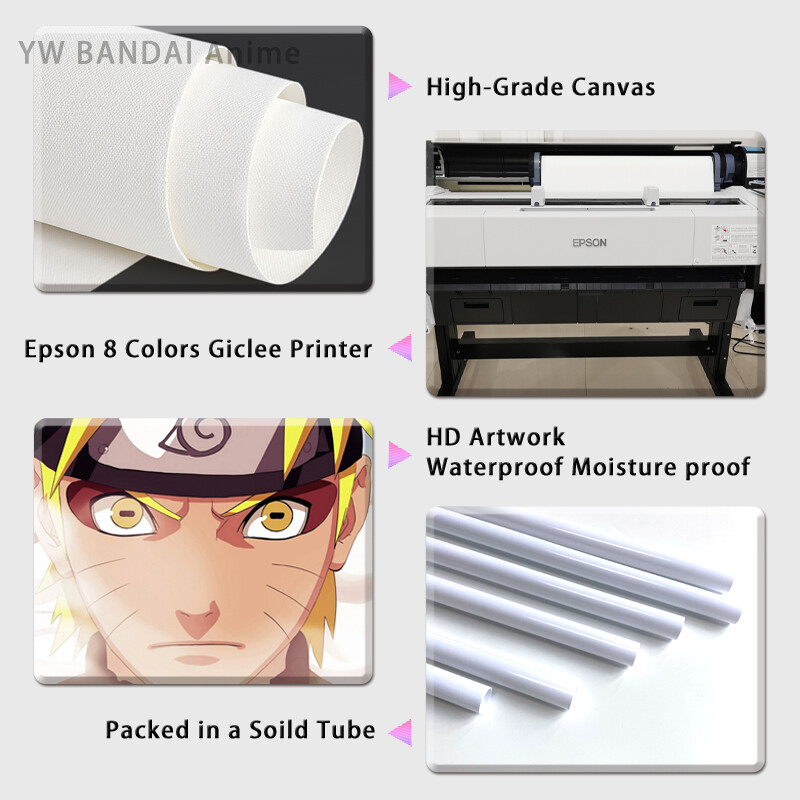 Cotton Canvas Pop Culture Poster Collection Majin Bu Multiverse Cloning Hero Fan