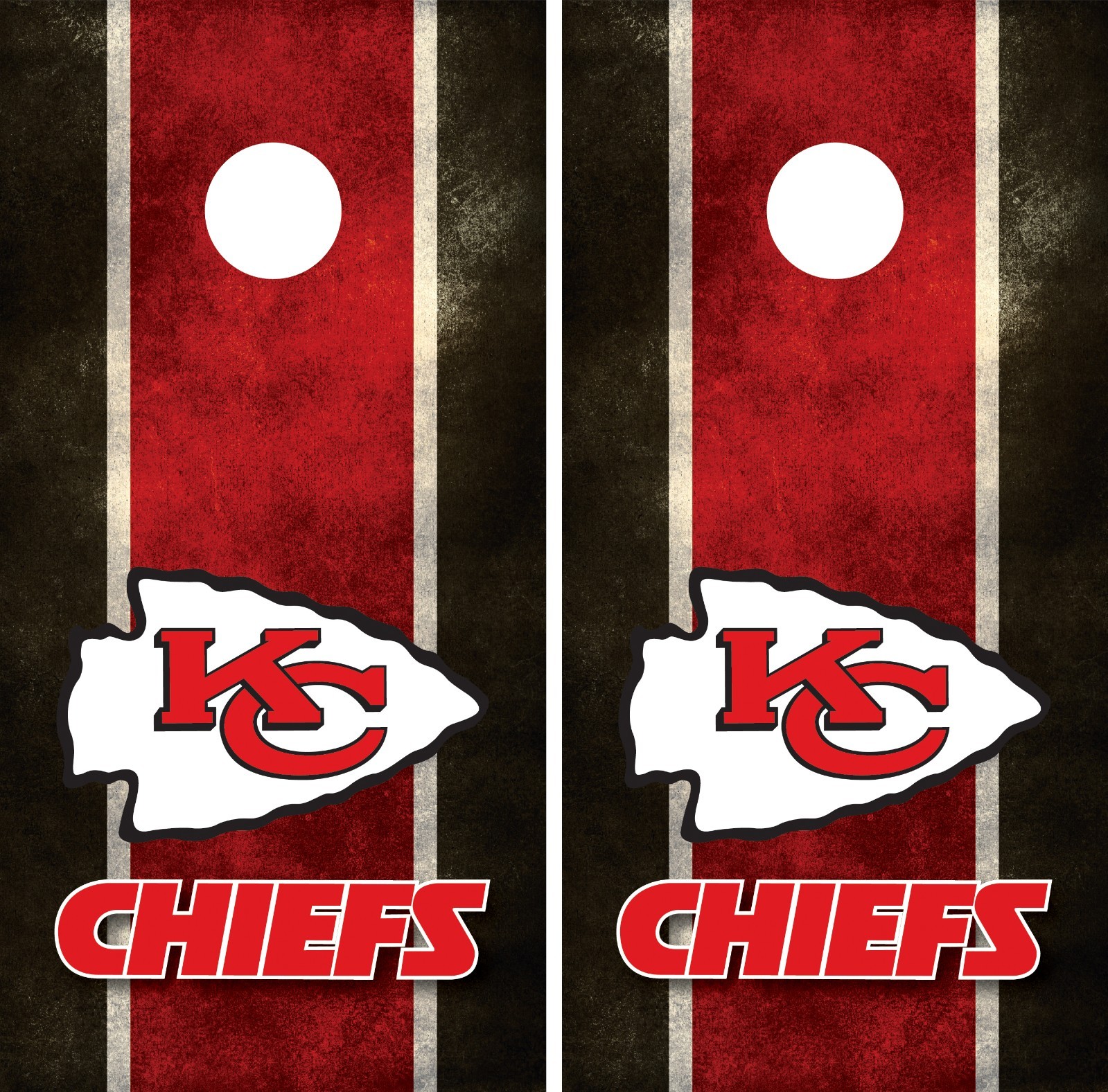 Kansas City Chiefs Cornhole Board Decal Wrap Wraps