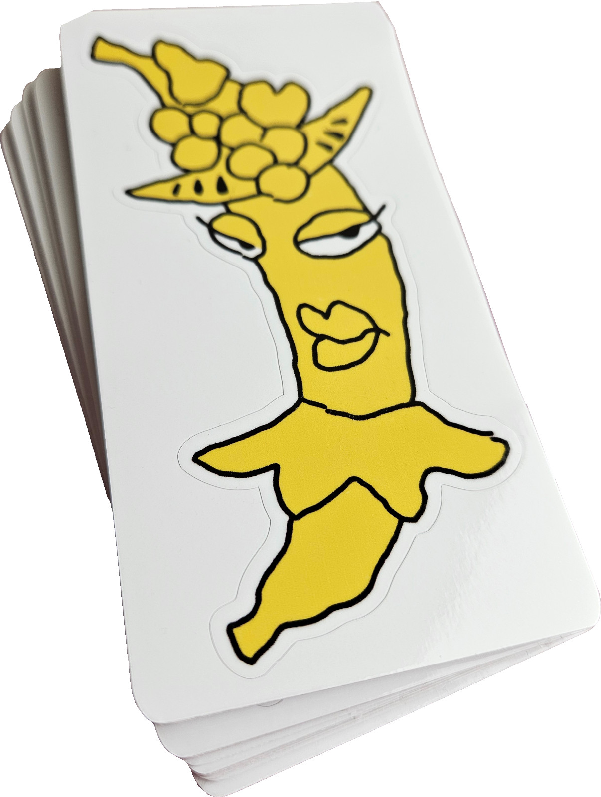 4" inch Banana Woman Tattoo Vinyl Sticker Coach McGuirk Home Movies Chiquita