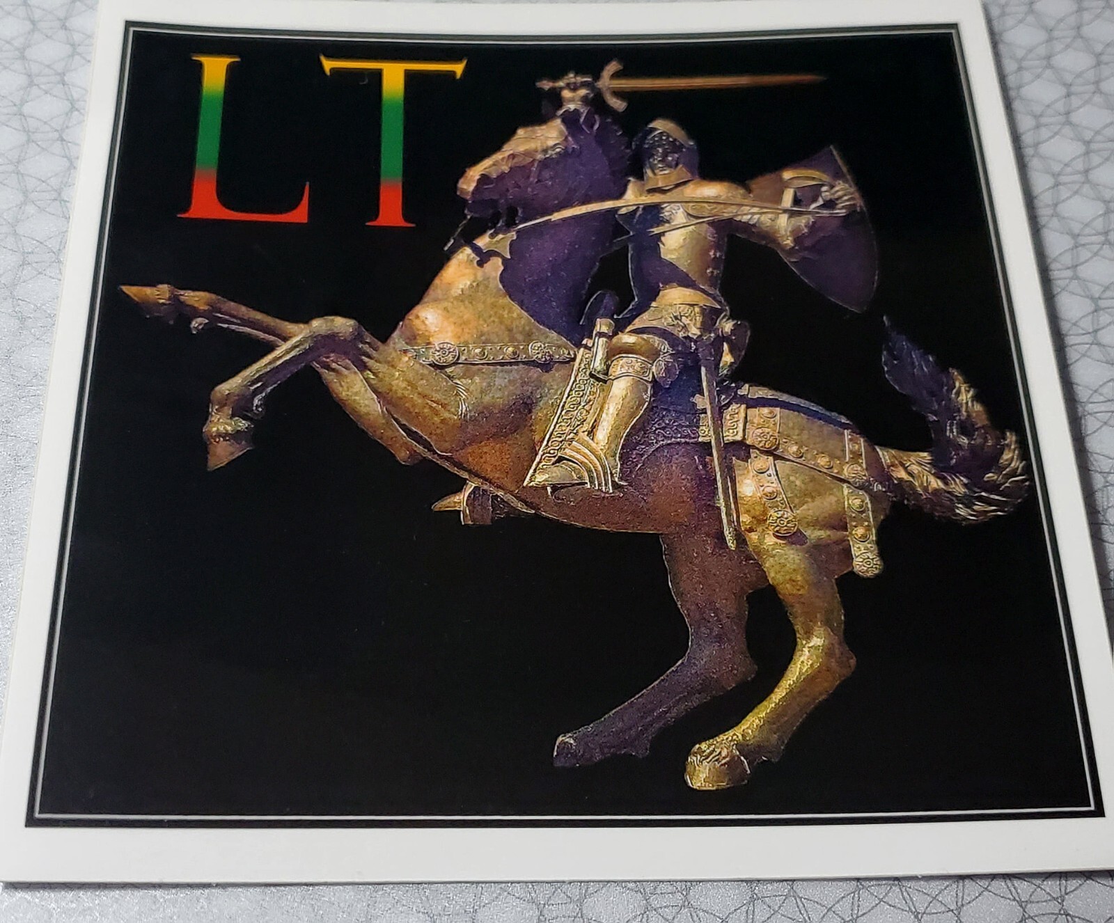 Lithuania "LT" Vytis 5×5 decal Free Shipping