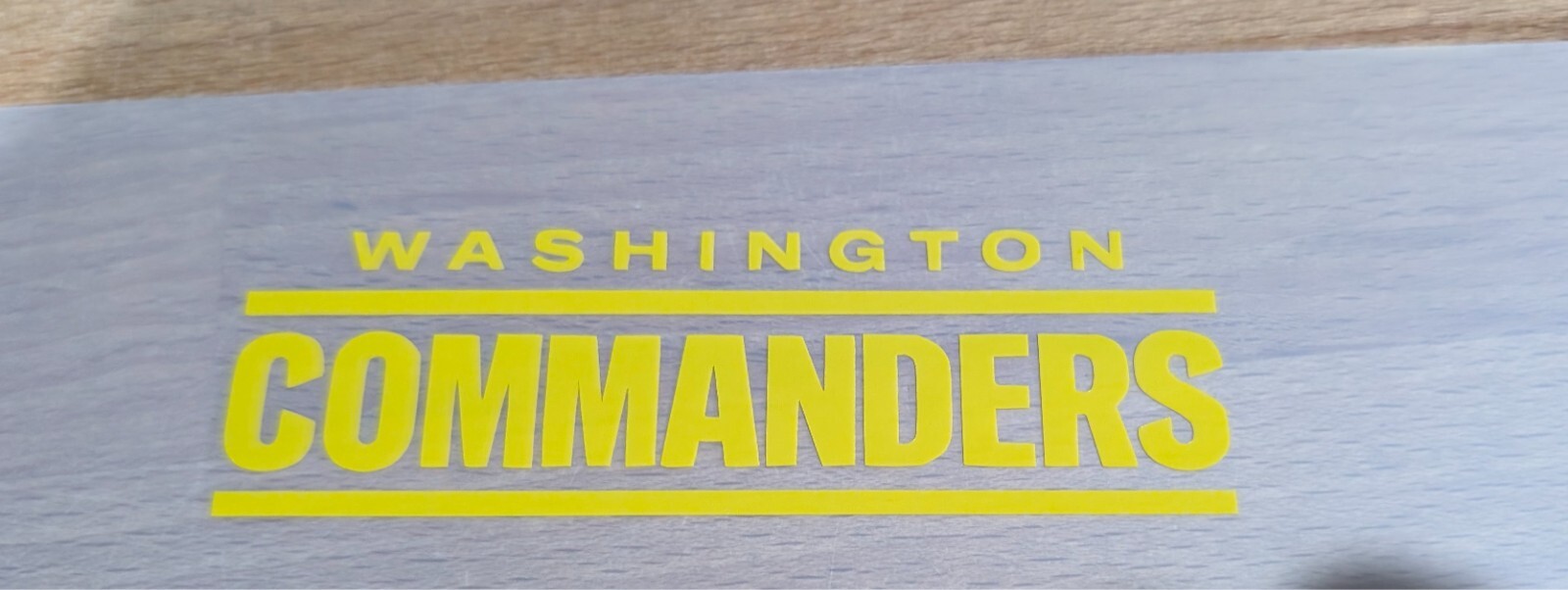 Washington Commanders vinyl decal