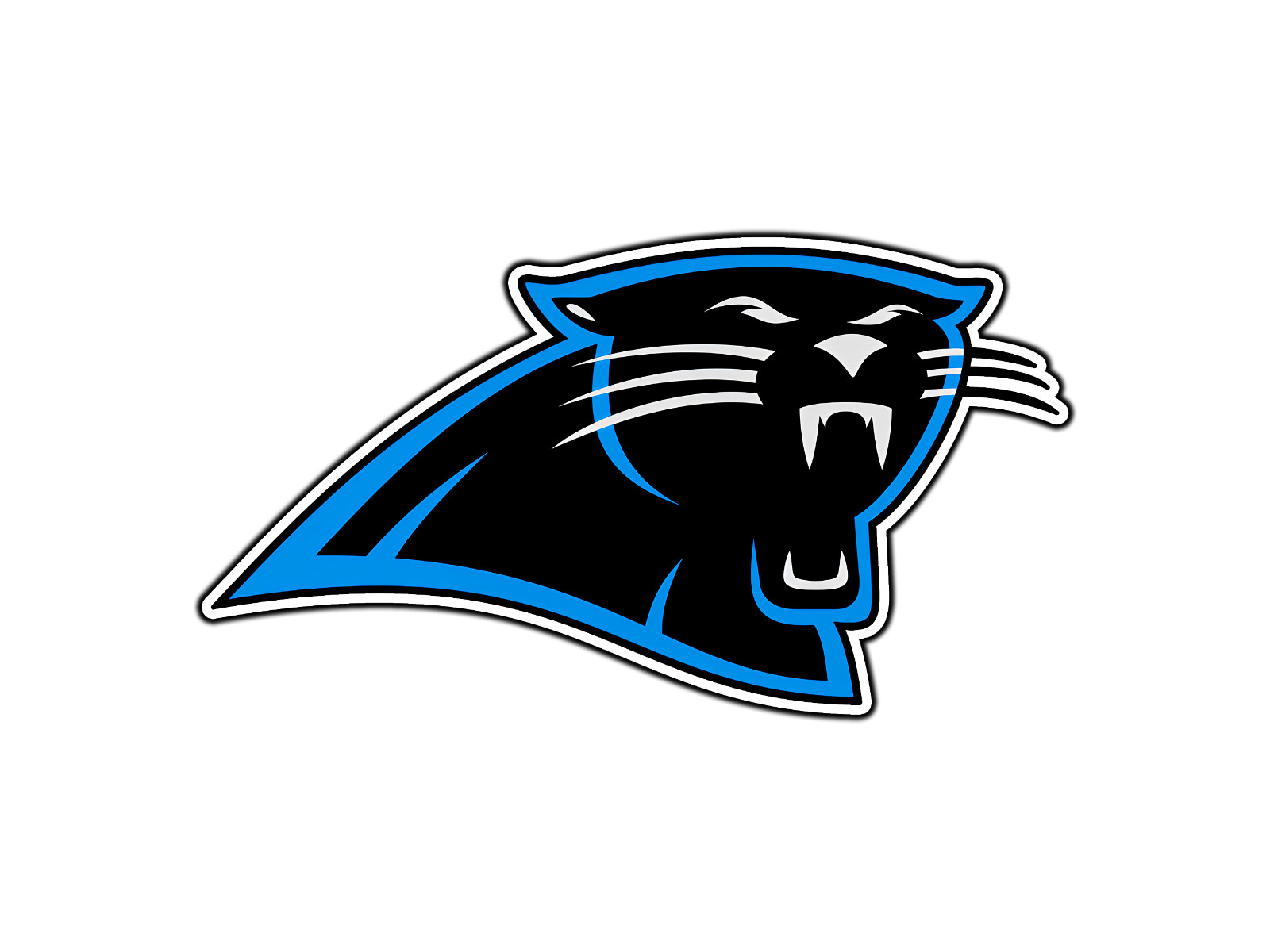 #009 Carolina Panthers Logo NFL Waterproof Vinyl Sticker Decal Die-Cut