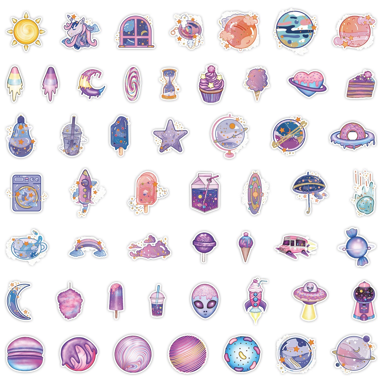 150pcs SPIRITUAL Stickers Pack,Crystal Potion Gothic Stickers,#234235