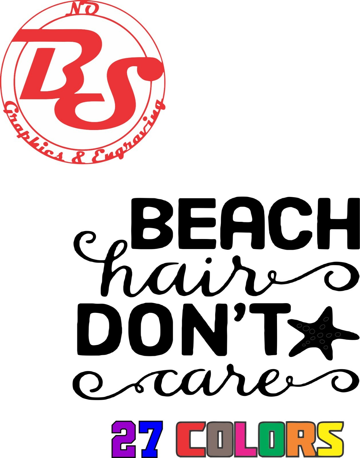 6" Beach Decal Ocean Salty Life Tropical Car Mermaid Sand Sea Palm Tree noBS