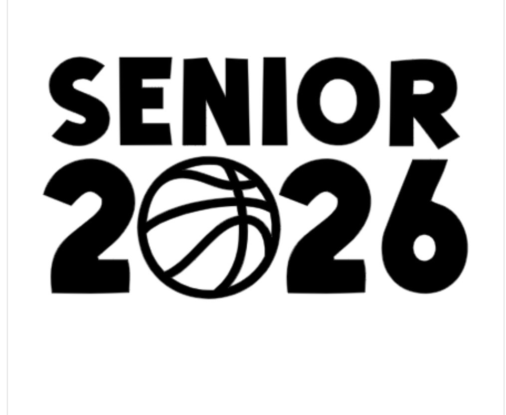 2026 Senior Sports Themed Heat Transfer Vinyl Iron On Image DIY Shirts Fabrics