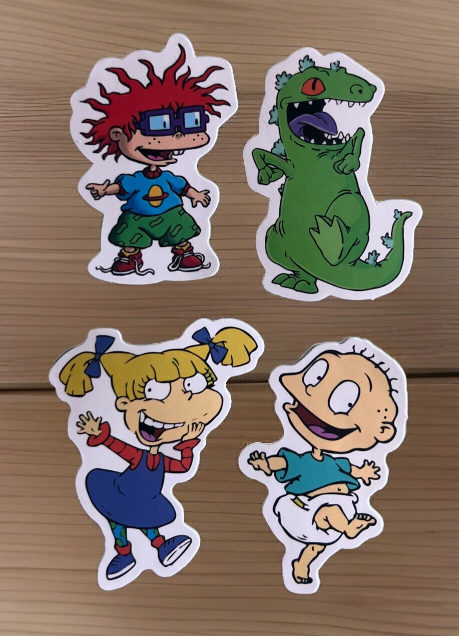 Nickelodeon Rugrats Sticker Pack Of 4!
