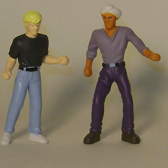 Jonny Quest and Hadji PVC Figure Set made in 1996 RARE!