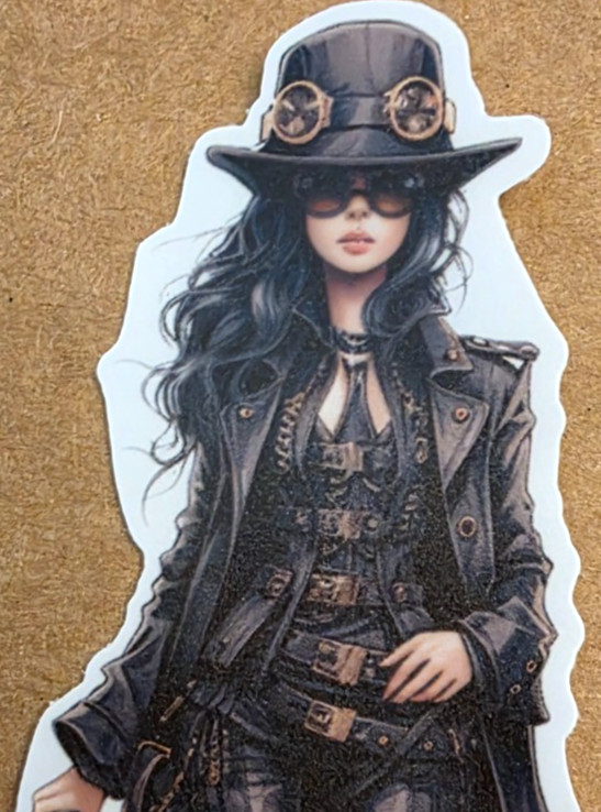 Halloween Sticker Girl Witch Vampire Ghost Gothic Steampunk Punk Emo Anime Manga