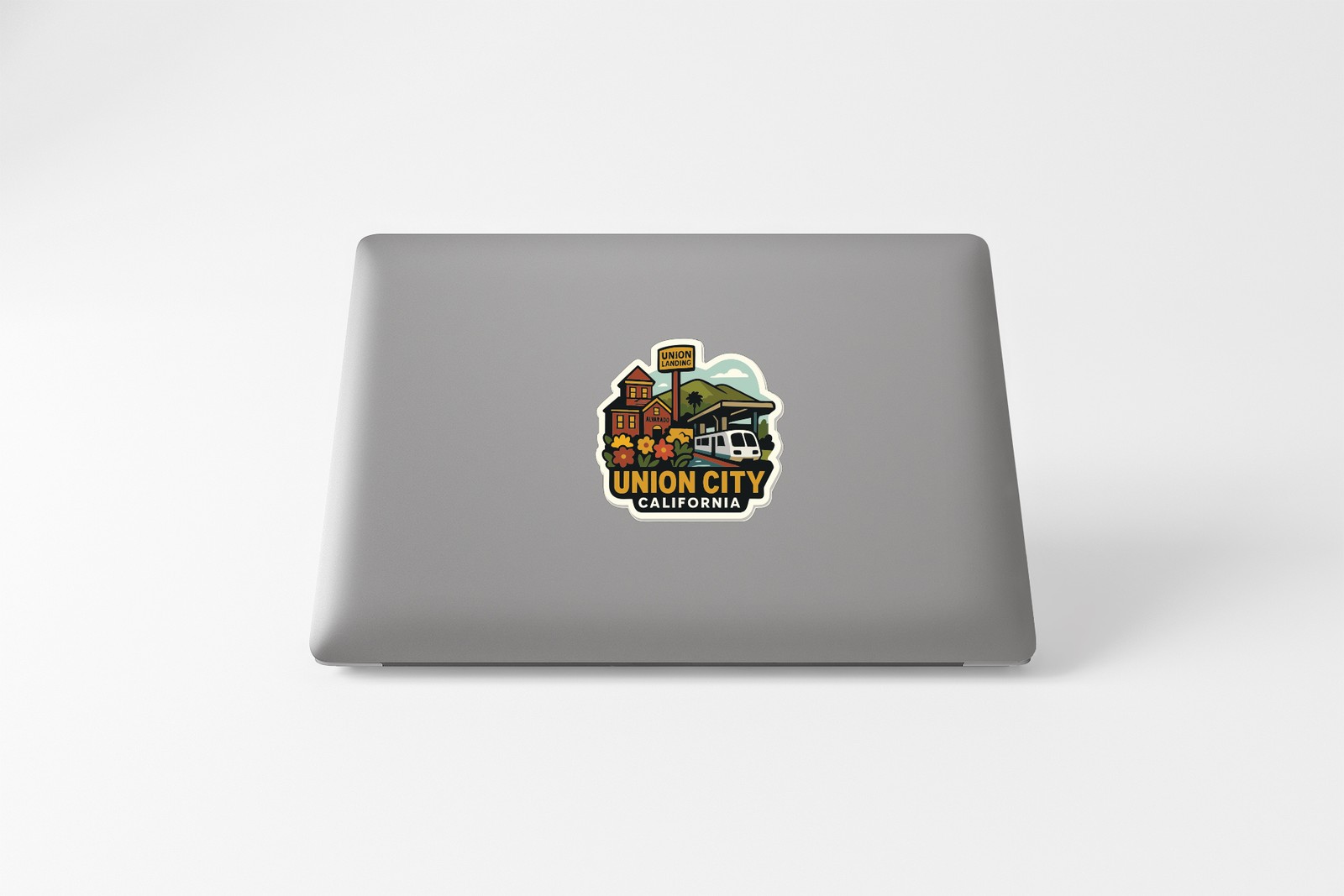 Union City California Sticker Decal Vinyl Die-Cut City Skyline Landmark Design