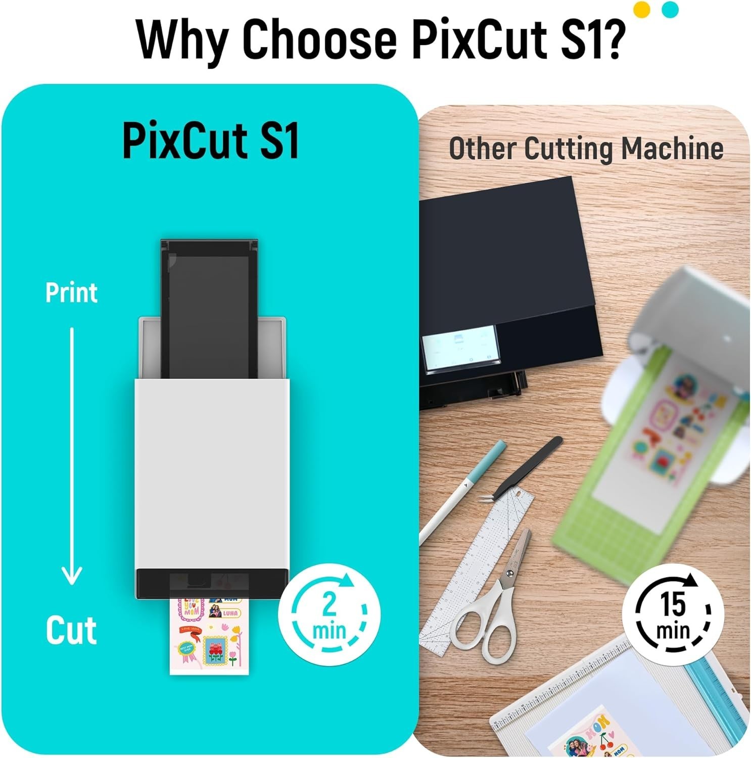 PixCut S1 Thermal Dye-Sublimation Sticker Printer – Creative Freedom Awaits
