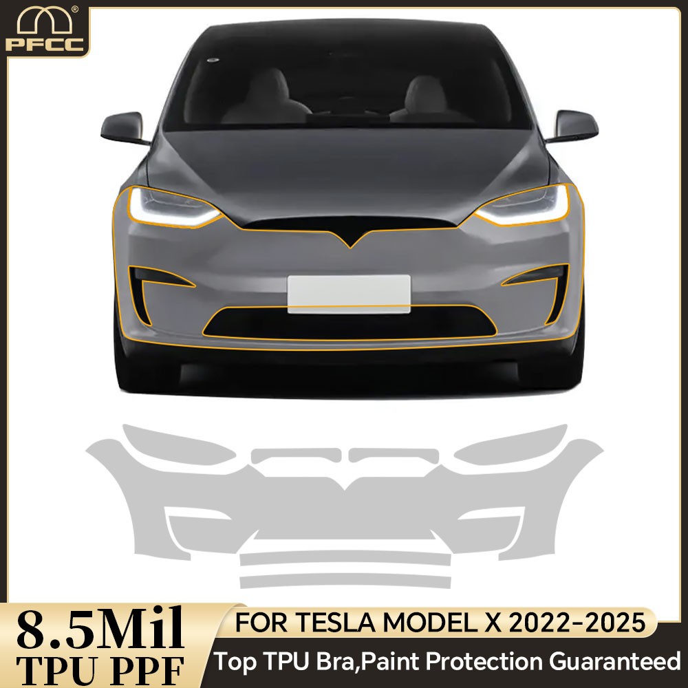 Tesla Model X 2022-2025 Full Car Precut Kit Paint Protection Film Clear PPF TPU