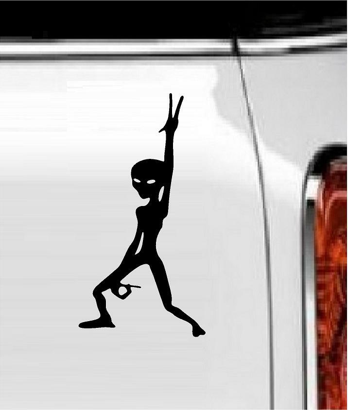 Alien #3 Vinyl Decal Home Décor 6" x 8"