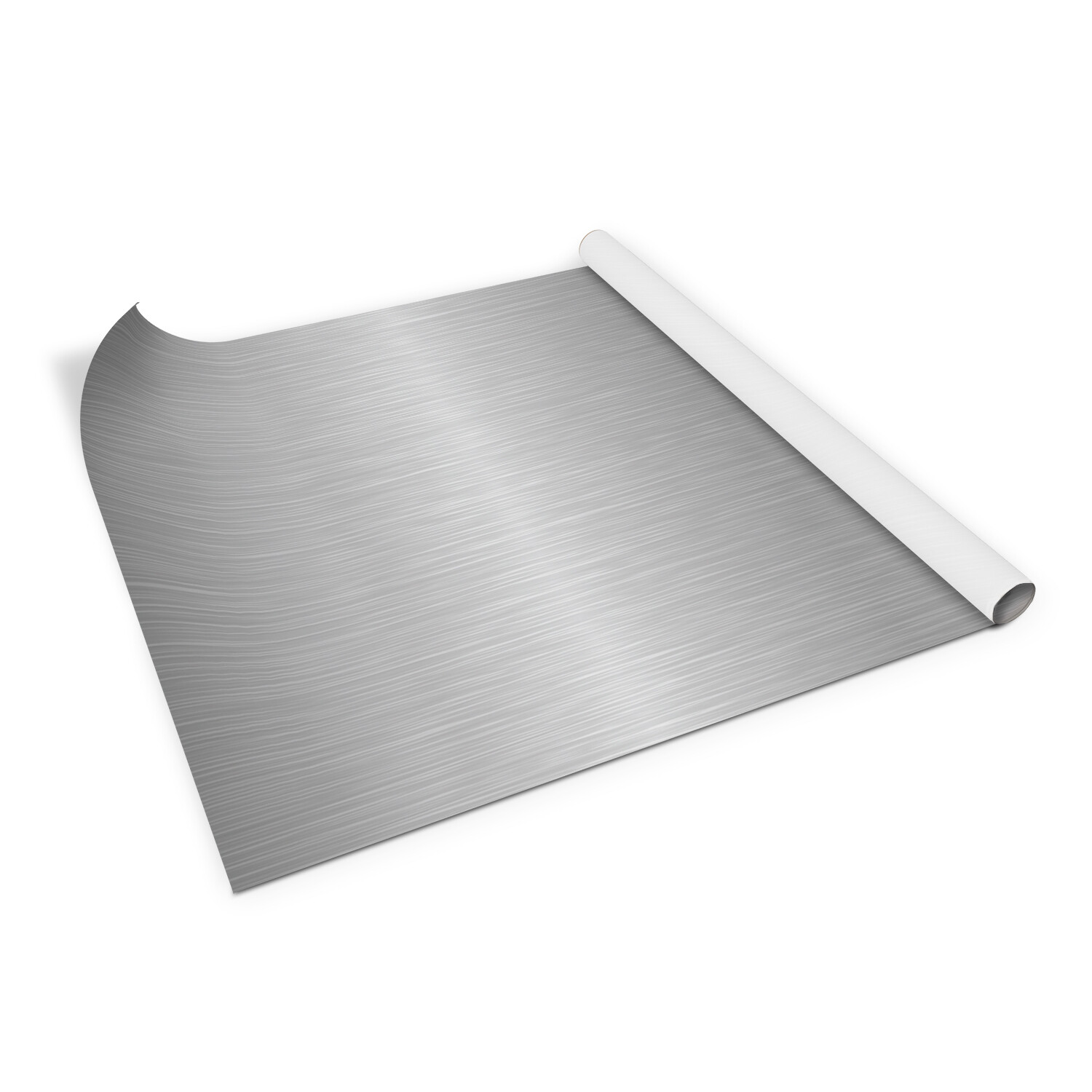 Sticky Back Plastic Self Adhesive Film Wrap Sticker Brushed metal 100×50