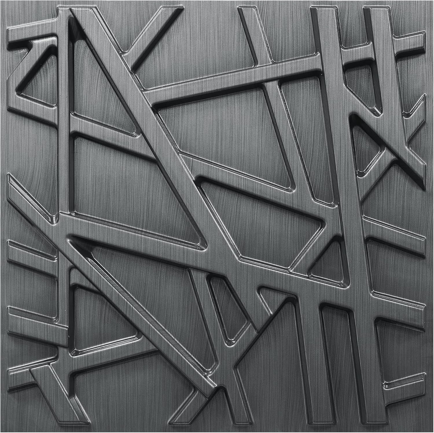 33 Pack 3D Wall Panels for Interior Wall Decor 12"x12" White Wall Panels