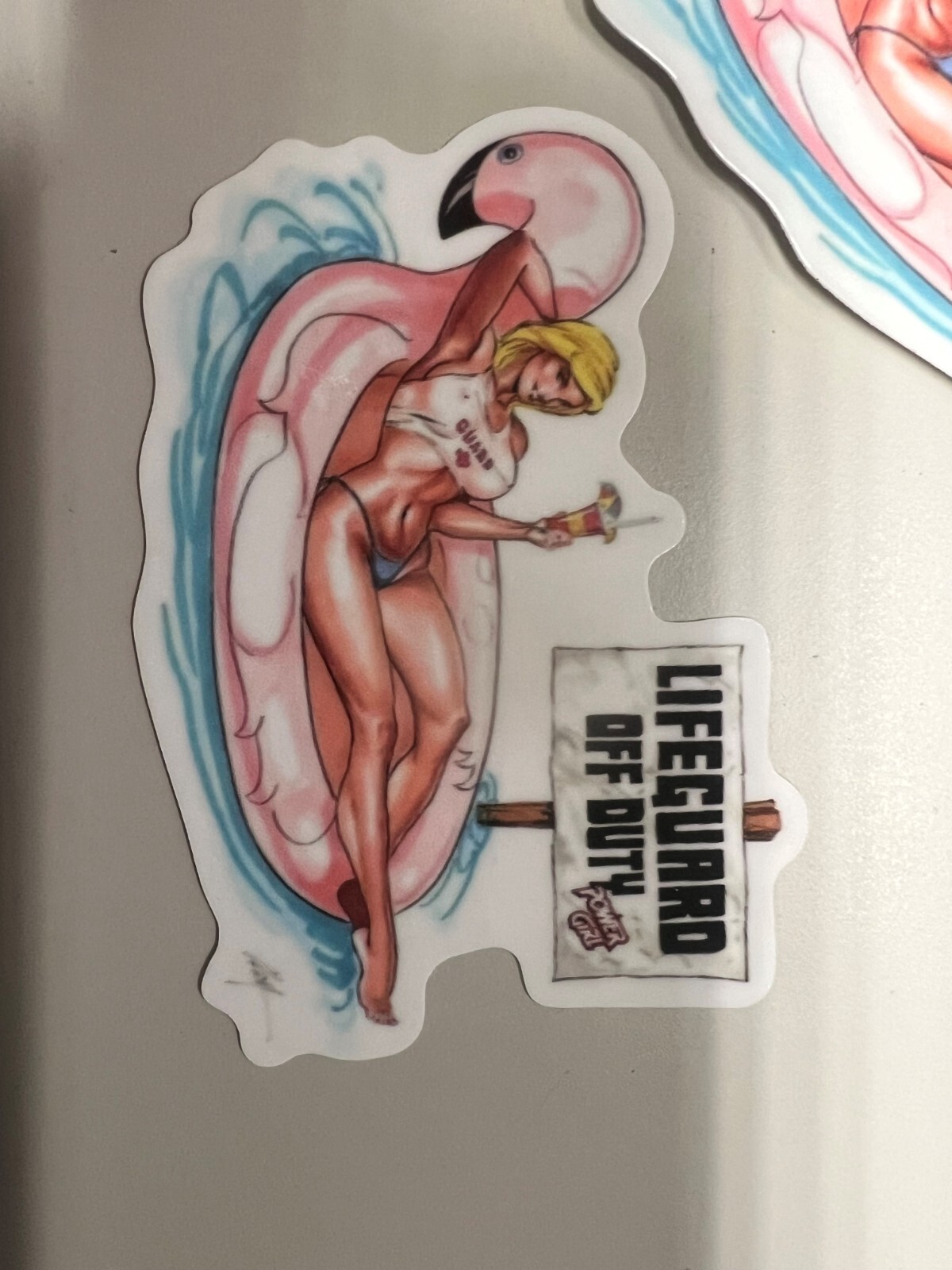 POWER GIRL DC Comics Sexy Fun Sticker Car Laptop Truck Decal