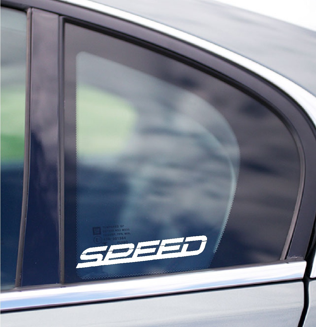 SPEED Decal Sticker JDM GDM KDM Street Sport Auto Racing, 1 SET OF 2