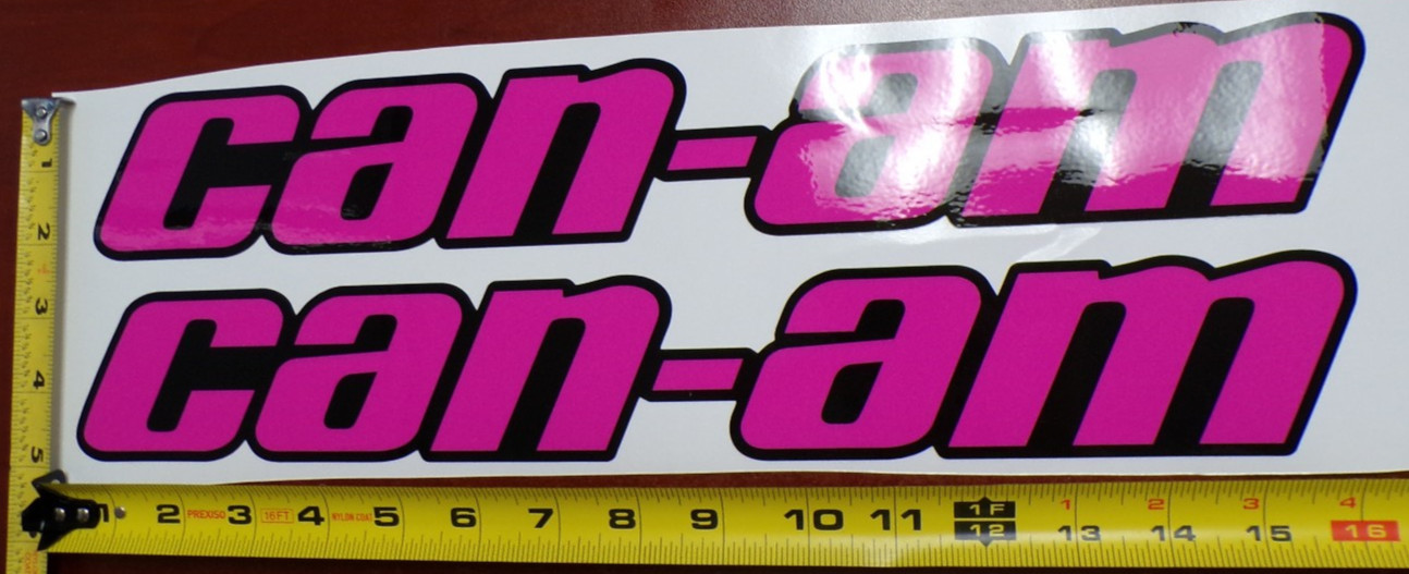 CAN-AM MAVERICK X3 R GRAPHIC DECAL STICKER USA MADE PURPLE BLACK SOLID THICK