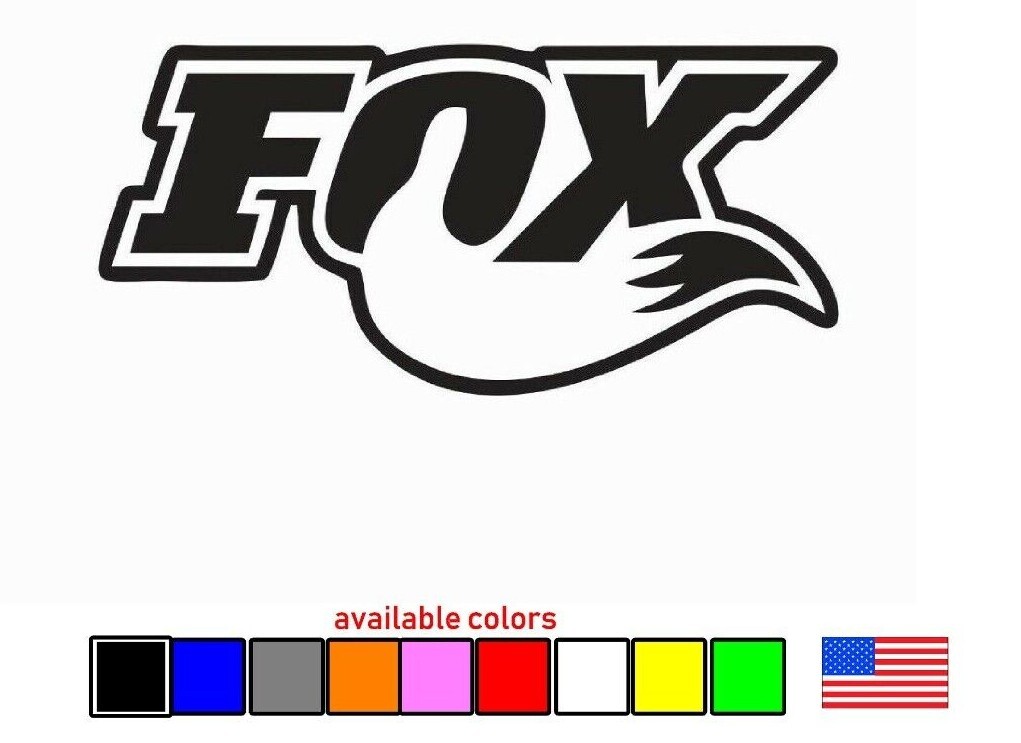 Vinyl Die Cut decal compatible with Fox Shocks Motocross Bike – FREE SHIPPING