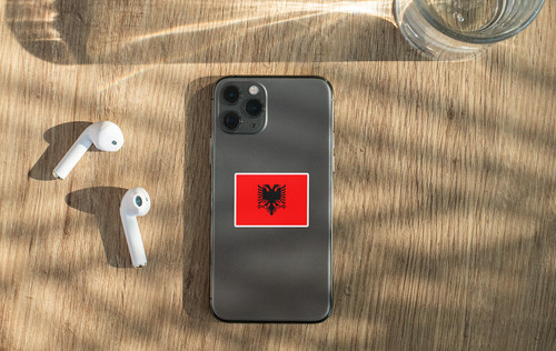 Albania Flag Sticker Decal