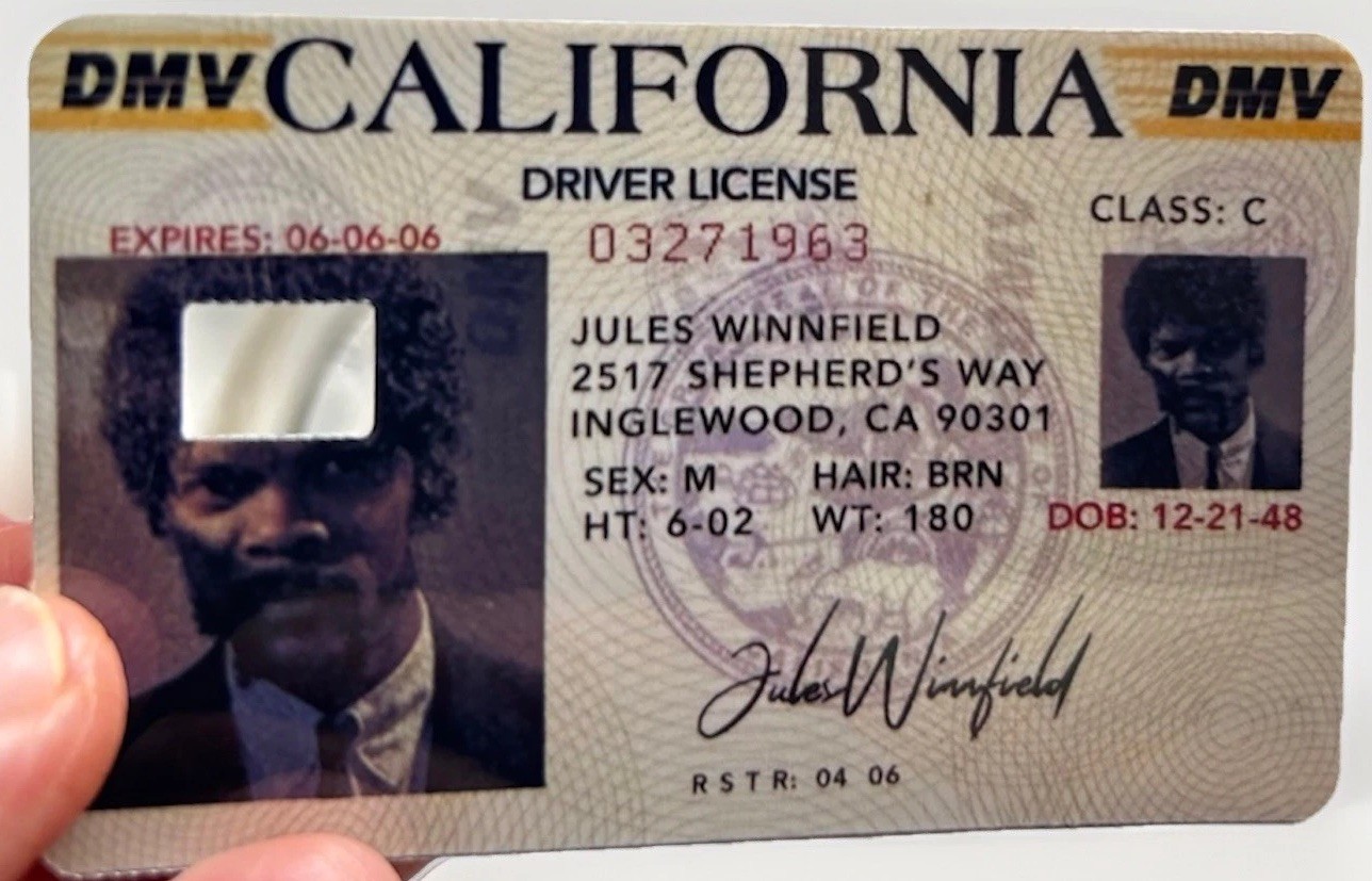 Super Bad Drivers License Credit Debit Card Skin Cover Sticker Chip Decal Funny